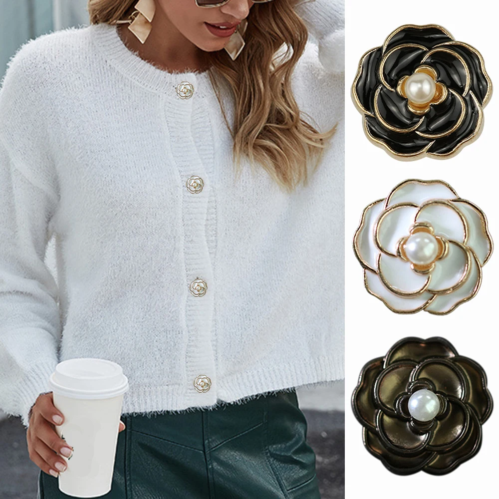 Button Hole Cutter - 10 Pieces/set Elegant Retro Camellia Shaped