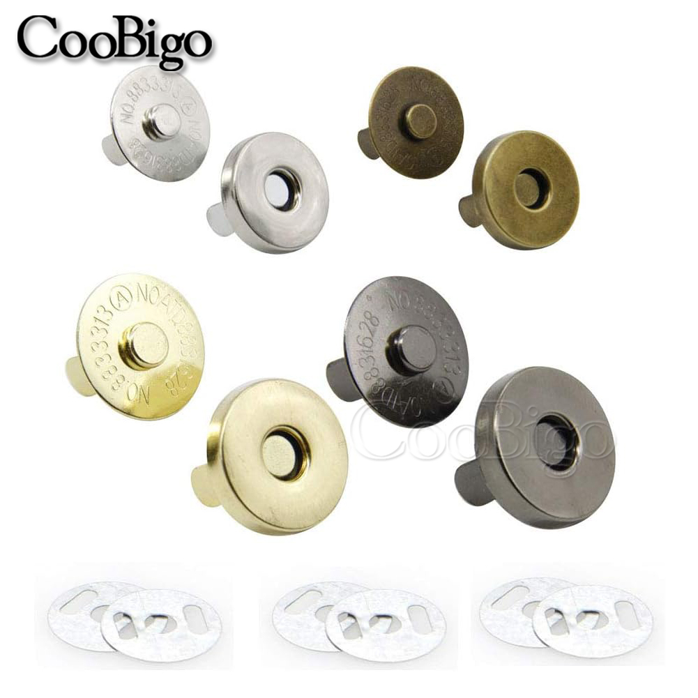 Button Hole Cutter - 50sets Magnetic Button Snaps Fastener Clasps