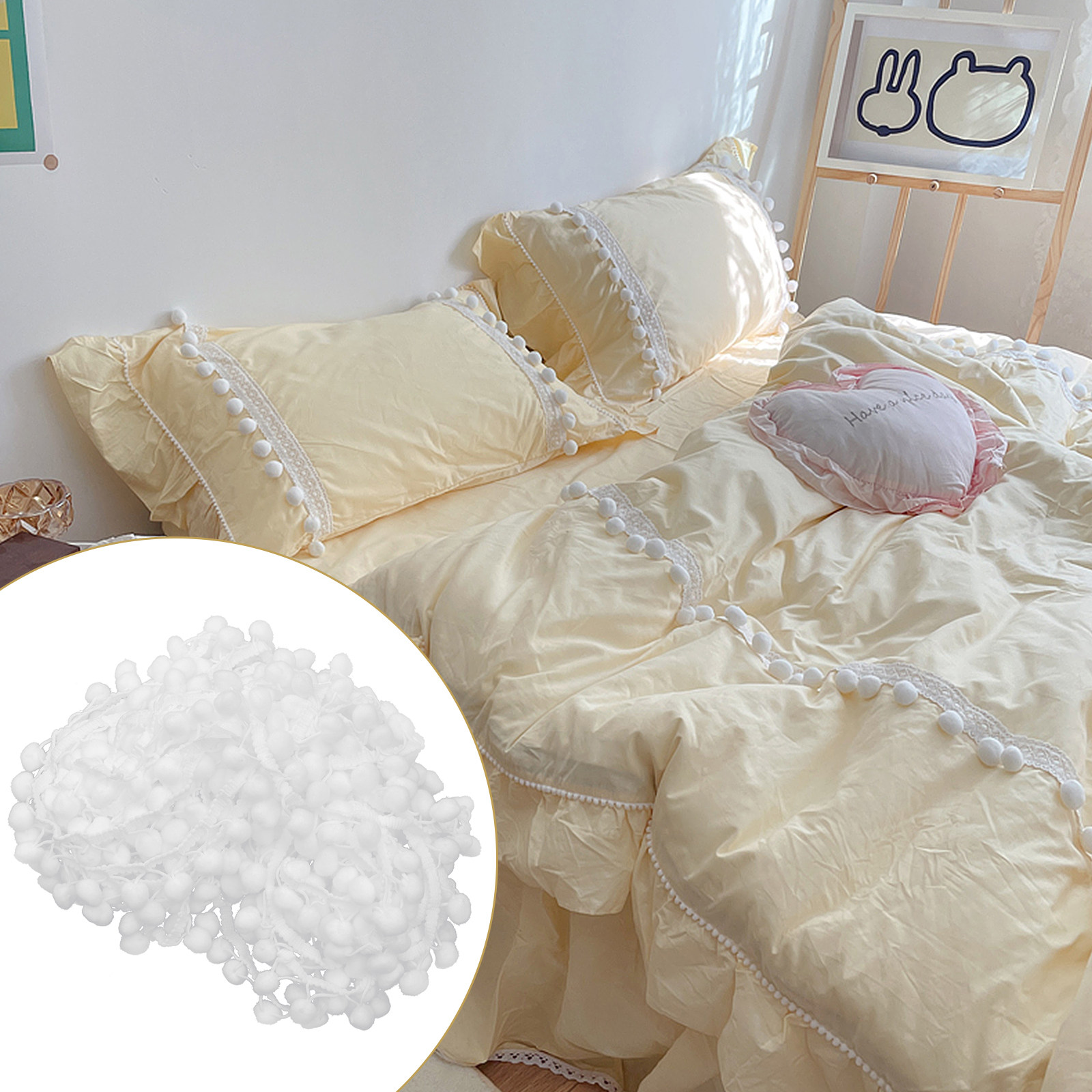 Sewing Roll - 1 Roll Hair Ball Curtain Trim