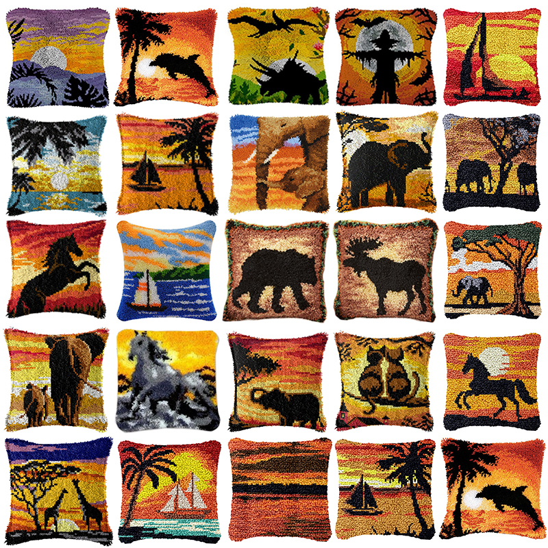 Sewing Pin Cushion - Elephant Horse Animal Latch Hook Kits