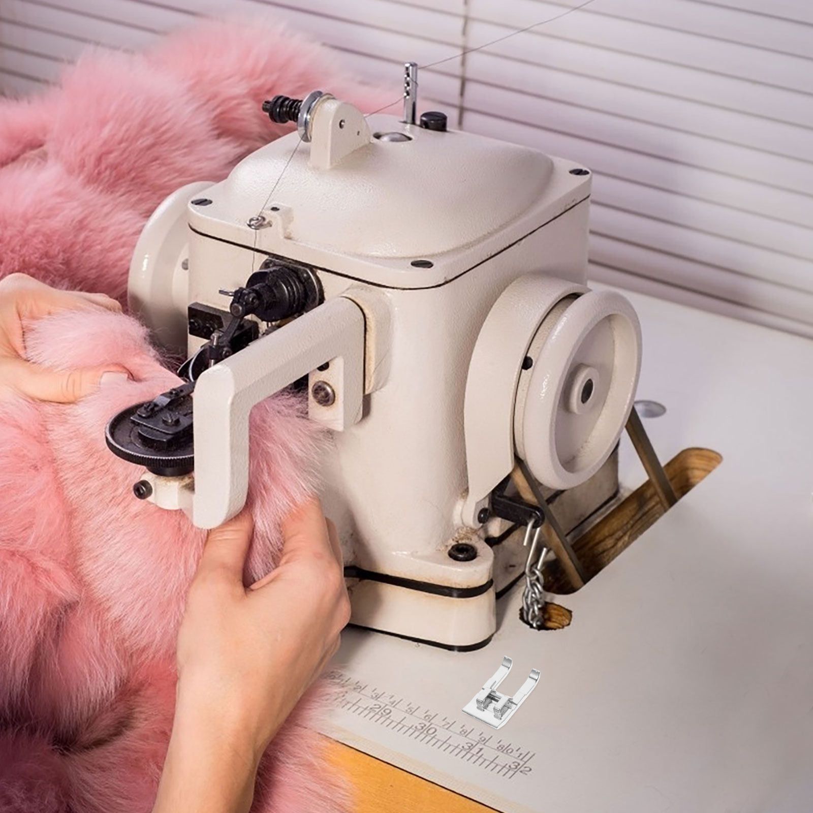 Sewing Gathering - Industrial Machine Foot Open Toe Walking