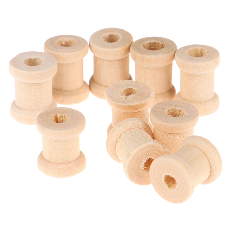 /KQM/100PCS Wooden Empty Threa - Thread Bobbins Empty 评论和价格