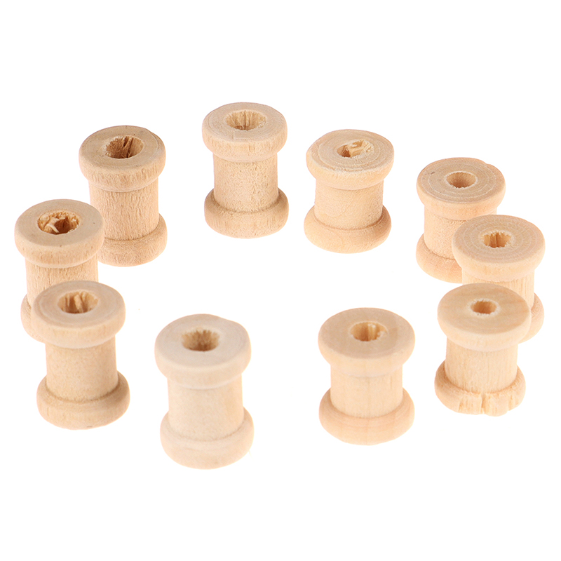 /KQM/100PCS Wooden Empty Threa - Thread Bobbins Empty 评论和价格