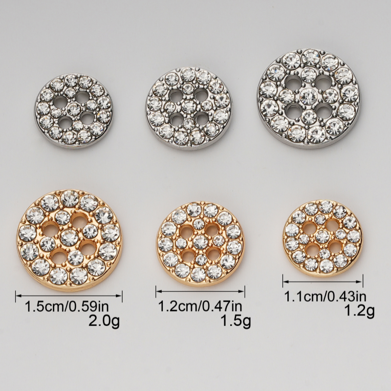 10Pcs 11/12/15mm 4-Hole Round  - Button Hole Cutter 评论和价格