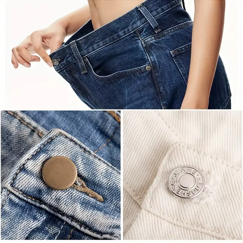 10Pcs Nail Free Bronze Denim P - Button Hole Cutter 评论和价格