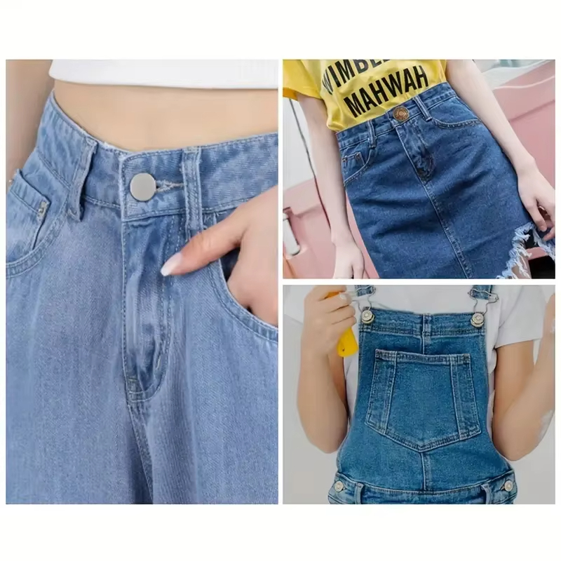 10Pcs Nail Free Bronze Denim P - Button Hole Cutter 评论和价格
