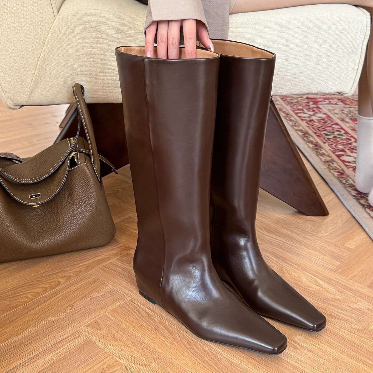Long boots women's 2025 autumn - Sewing Nylon 评论和价格