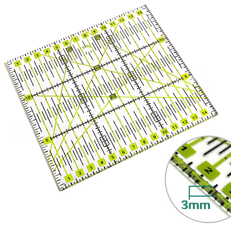 Measuring Ruler Acrylic Quilti - Sewing Garments 评论和价格