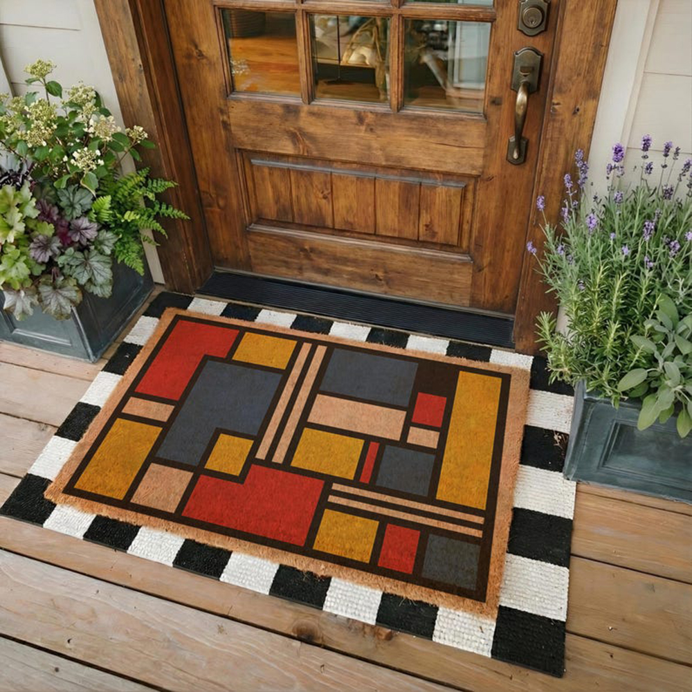 Mid Century Modern Doormat Bau - Century Textile & Sewing Supply By Owner 评论和价格