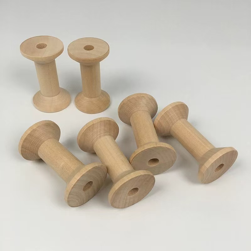5pcs/lot 60x35mm Natural Empty - Thread Bobbins Empty 评论和价格