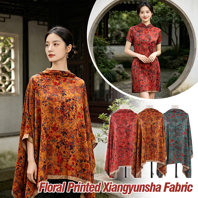 1m Floral Printed Fabric Imita - Textile For Sewing 评论和价格