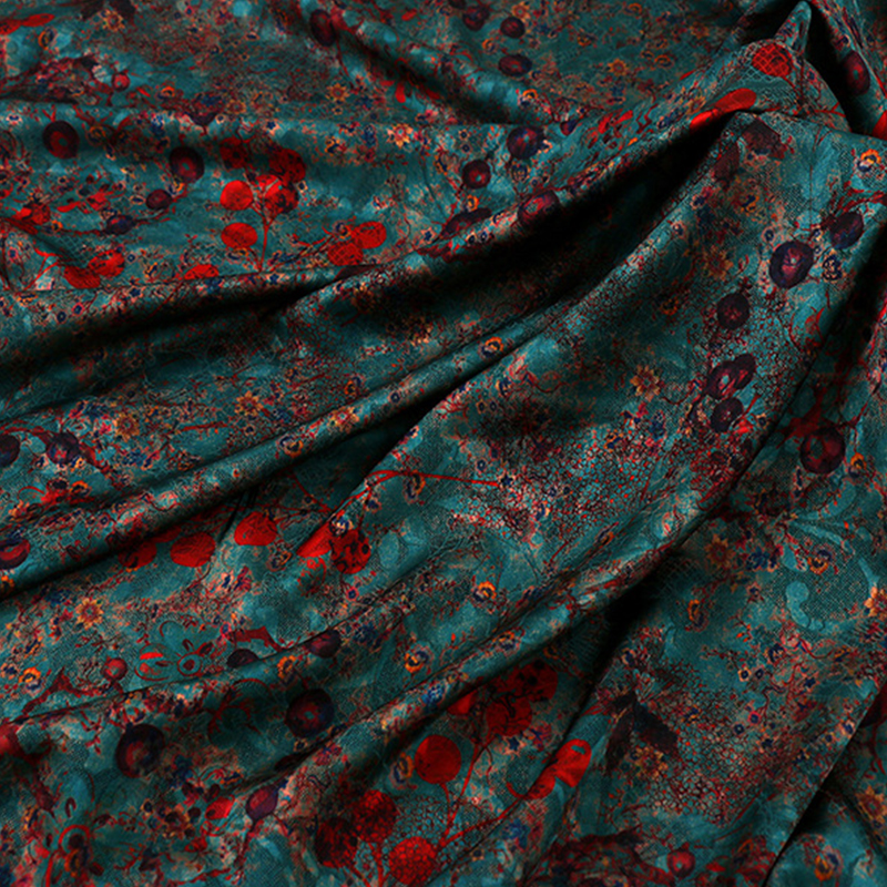 1m Floral Printed Fabric Imita - Textile For Sewing 评论和价格