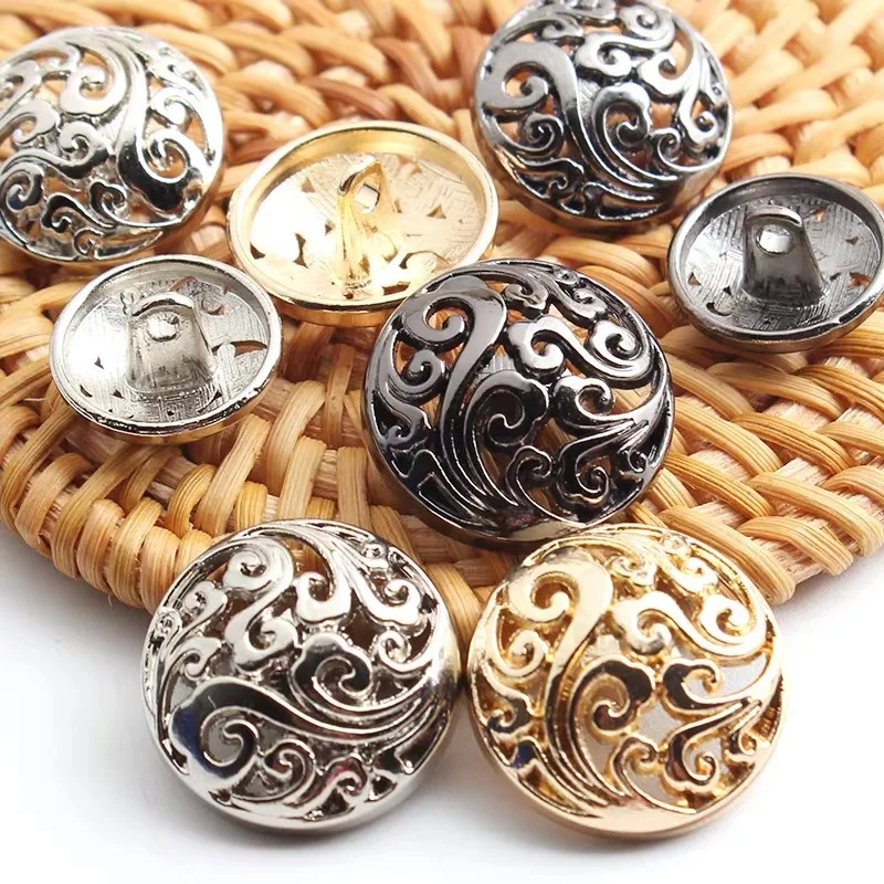 10pcs Hollow Metal Buttons Chi - Button Hole Cutter 评论和价格