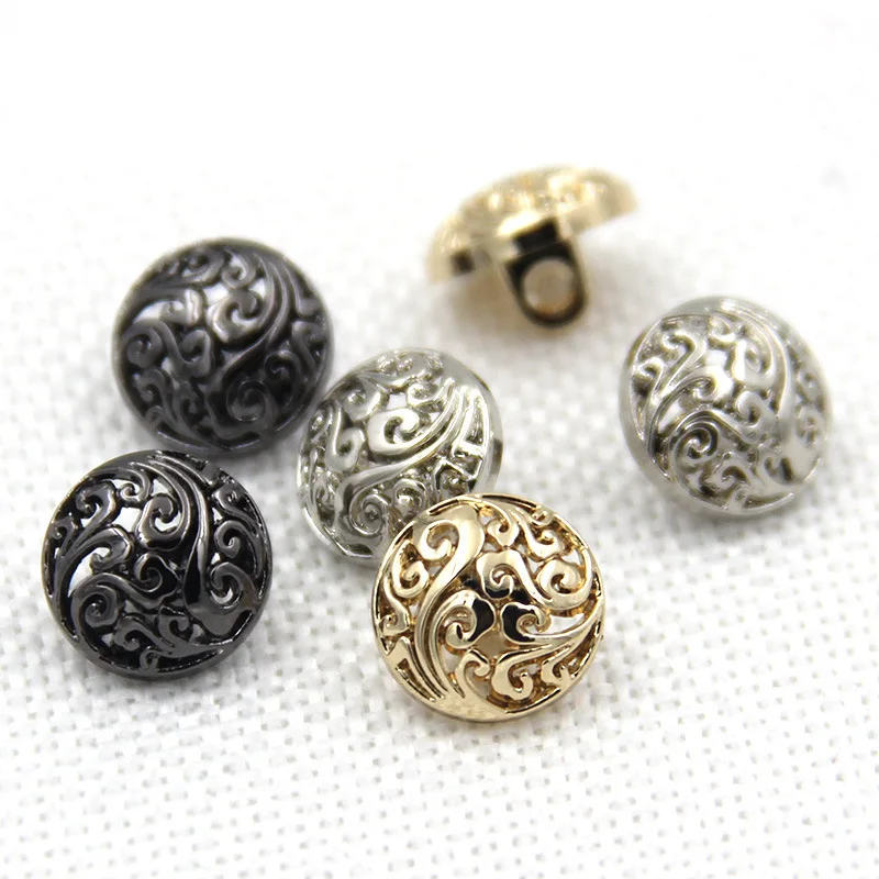 10pcs Hollow Metal Buttons Chi - Button Hole Cutter 评论和价格