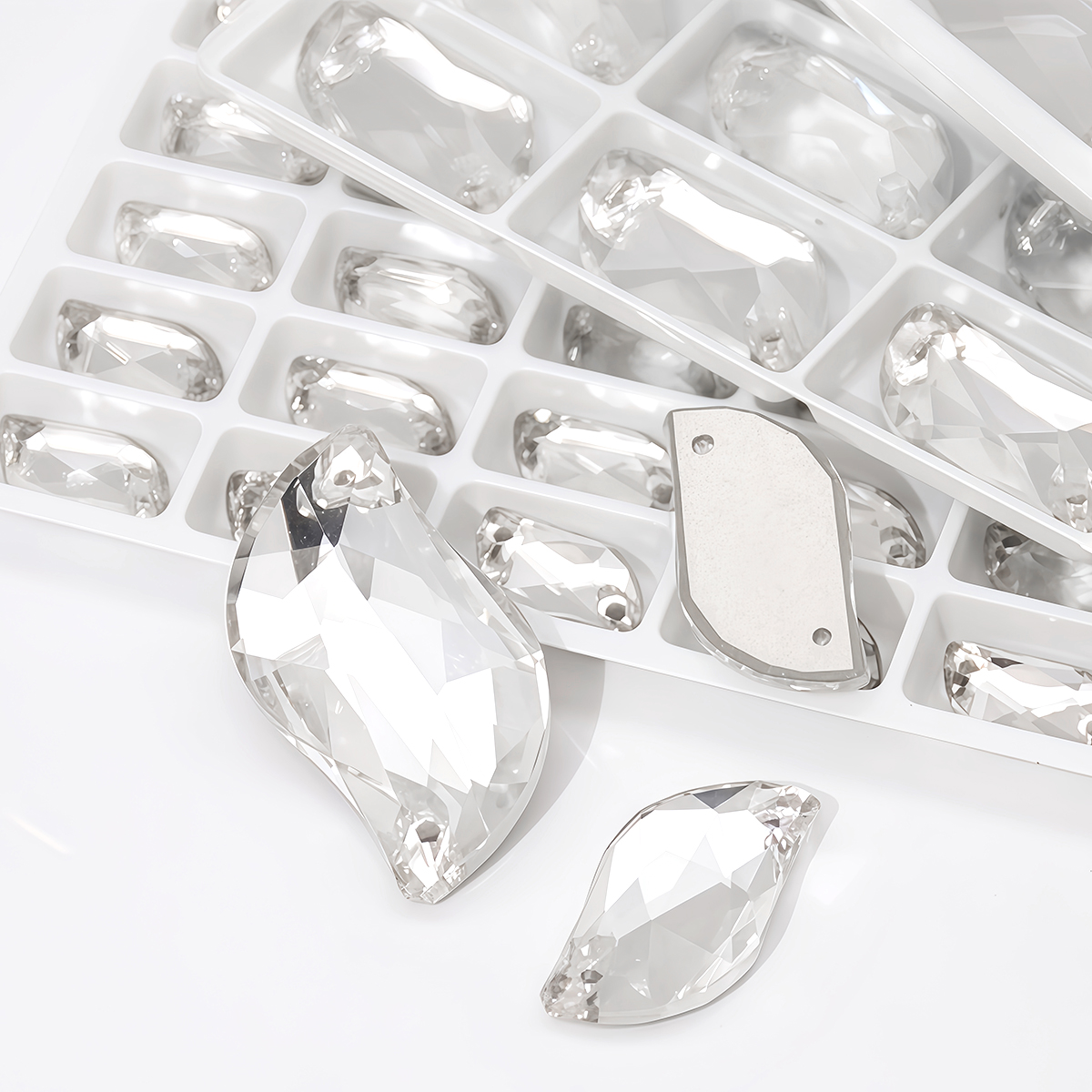 S Shape Sew On Rhinestone Crys - Sewing Garments 评论和价格