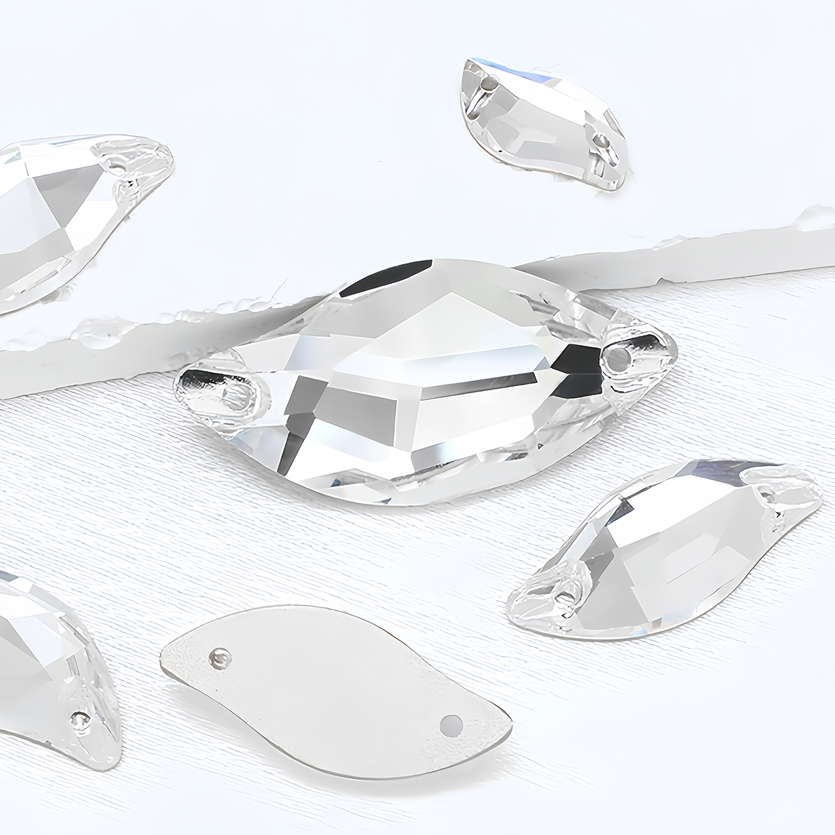 S Shape Sew On Rhinestone Crys - Sewing Garments 评论和价格