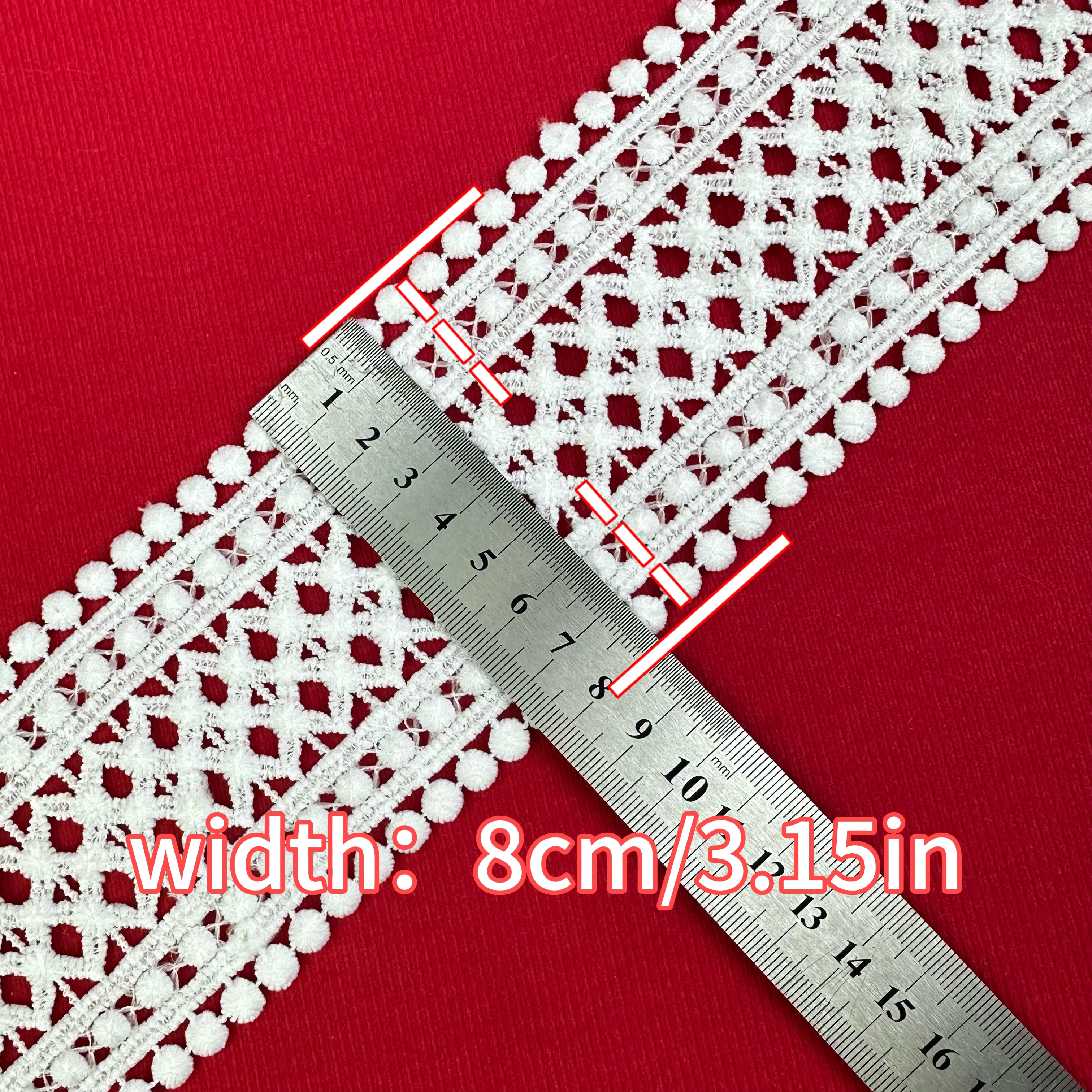 Geometric Hollow Dot Embroider - Sewing Garments 评论和价格