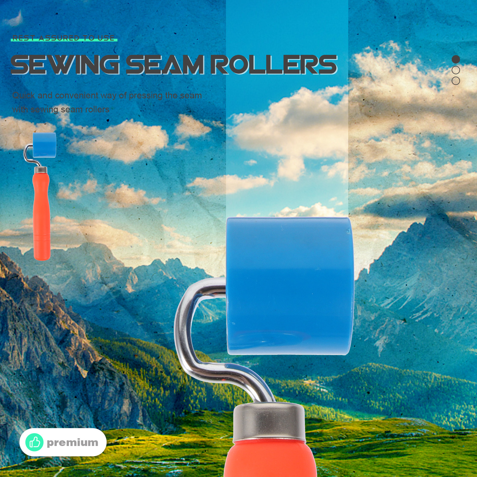 Sewing Seam Rollers Set Plasti - Sewing Roll 评论和价格