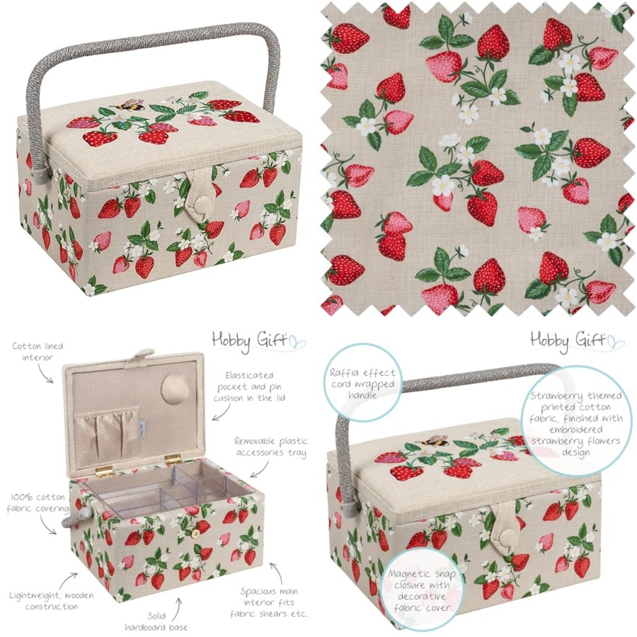 Medium Sewing Box Craft Storag - Sewing Pin Cushion 评论和价格