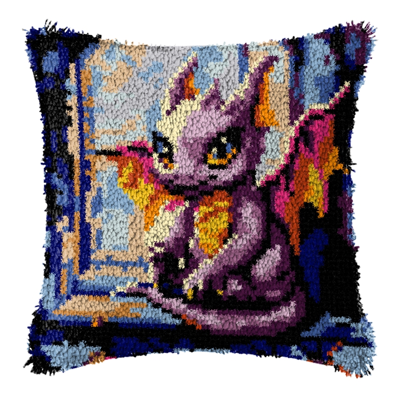Dinosaur Latch Hook Pillow Kit - Sewing Pin Cushion 评论和价格