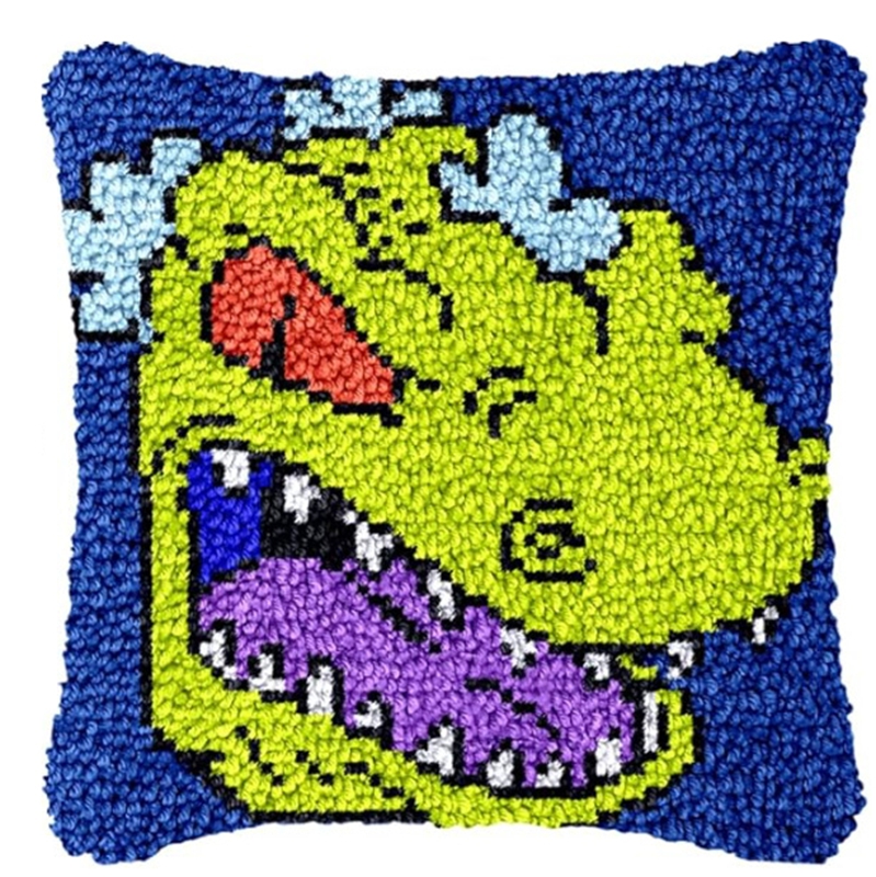 Dinosaur Latch Hook Pillow Kit - Sewing Pin Cushion 评论和价格