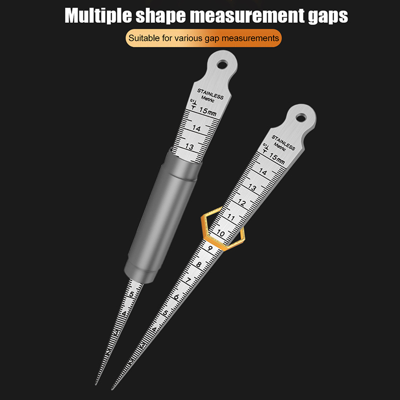 ❤️ 1-15mm Stainless Steel Tape - Seam Gauge Metal 评论和价格