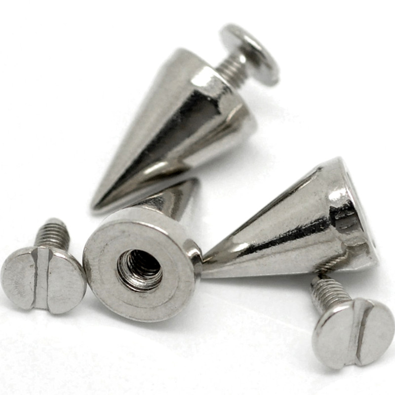 50Sets Silver Tone Studs Spots - Sewing Garments 评论和价格