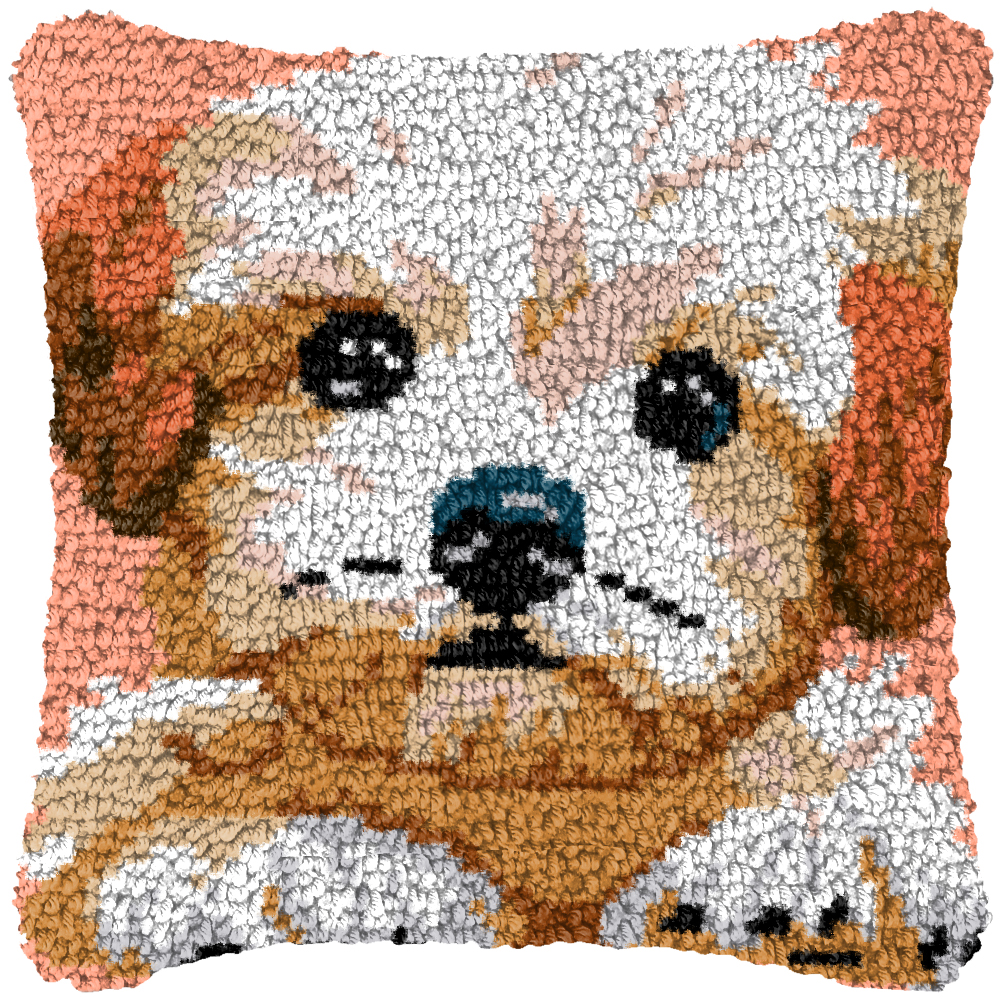 Cute Dog Embroidery Latch Hook - Sewing Pin Cushion 评论和价格