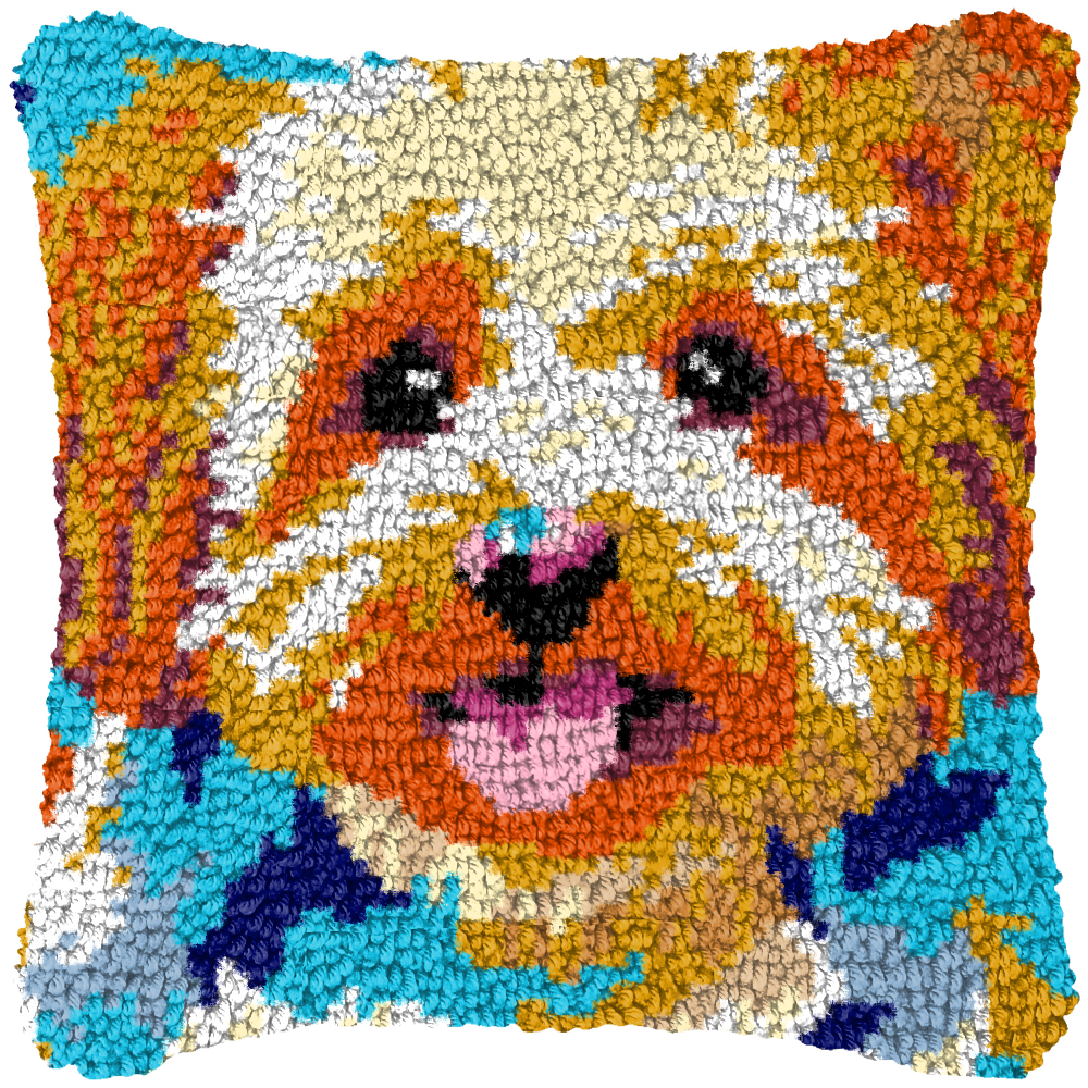 Cute Dog Embroidery Latch Hook - Sewing Pin Cushion 评论和价格