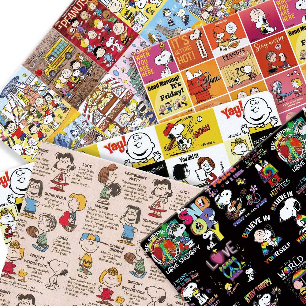 TAKARA TOMY Snoopy fabric140x5 - Textile For Sewing 评论和价格