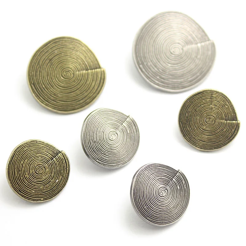 Retro Spiral Metal Buttons, Ha - Button Hole Cutter 评论和价格