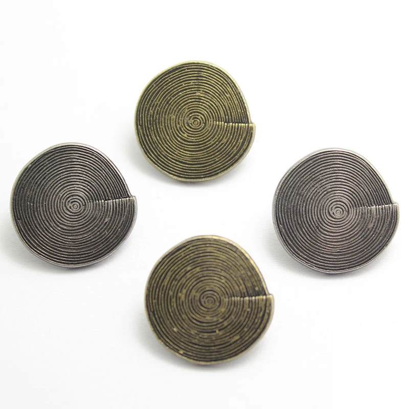 Retro Spiral Metal Buttons, Ha - Button Hole Cutter 评论和价格