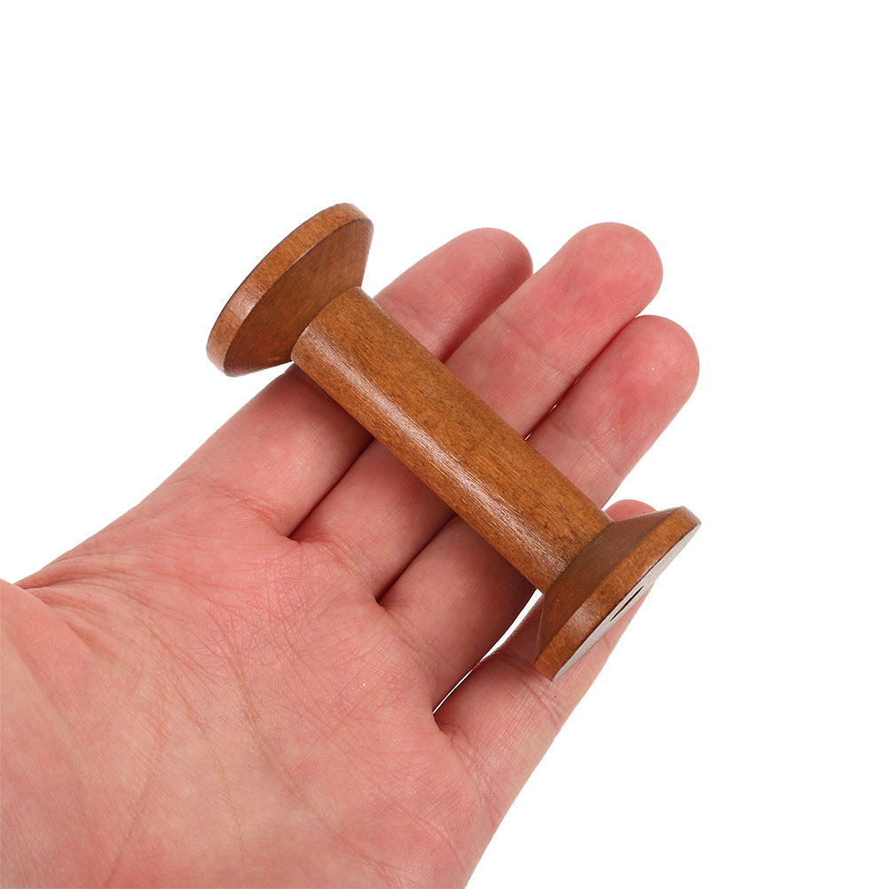 7Pcs Wood Spools Empty Thread  - Thread Bobbins Empty 评论和价格