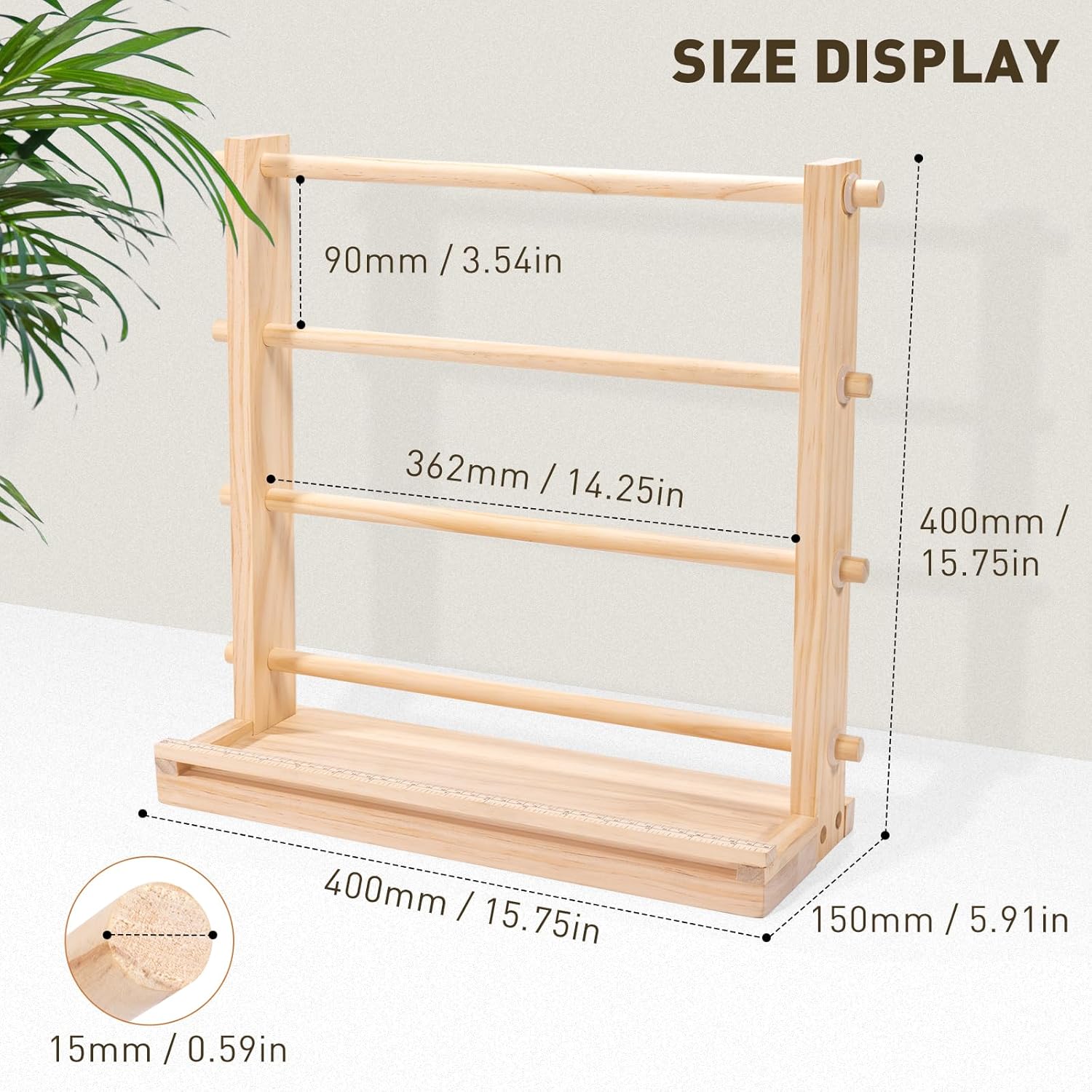 Ribbon Storage Rack Spool Hold - Sewing Roll 评论和价格