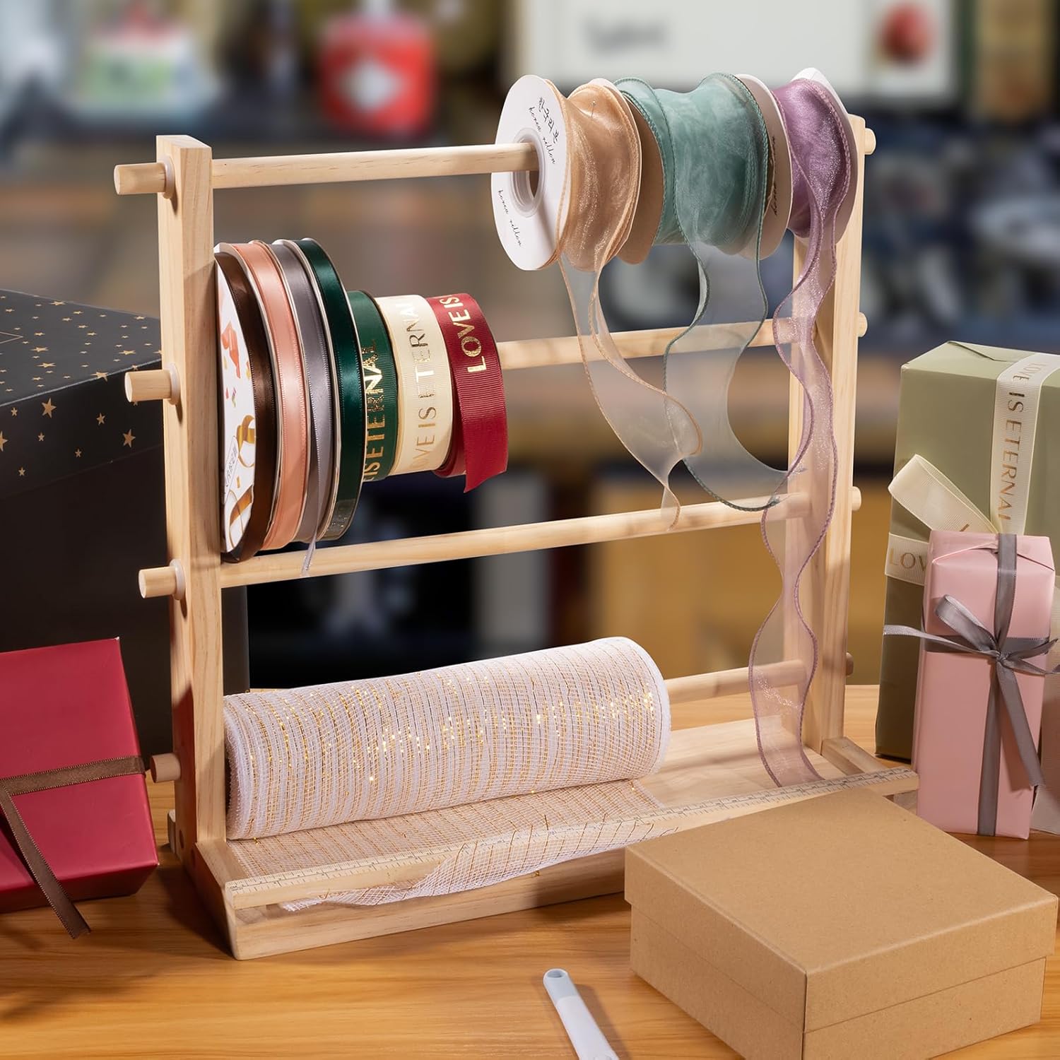 Ribbon Storage Rack Spool Hold - Sewing Roll 评论和价格
