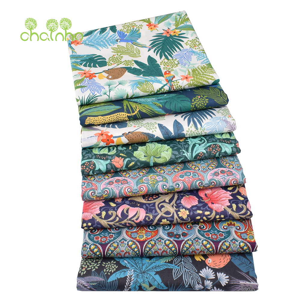 Chainho,Printed Twill Cotton F - Textile For Sewing 评论和价格