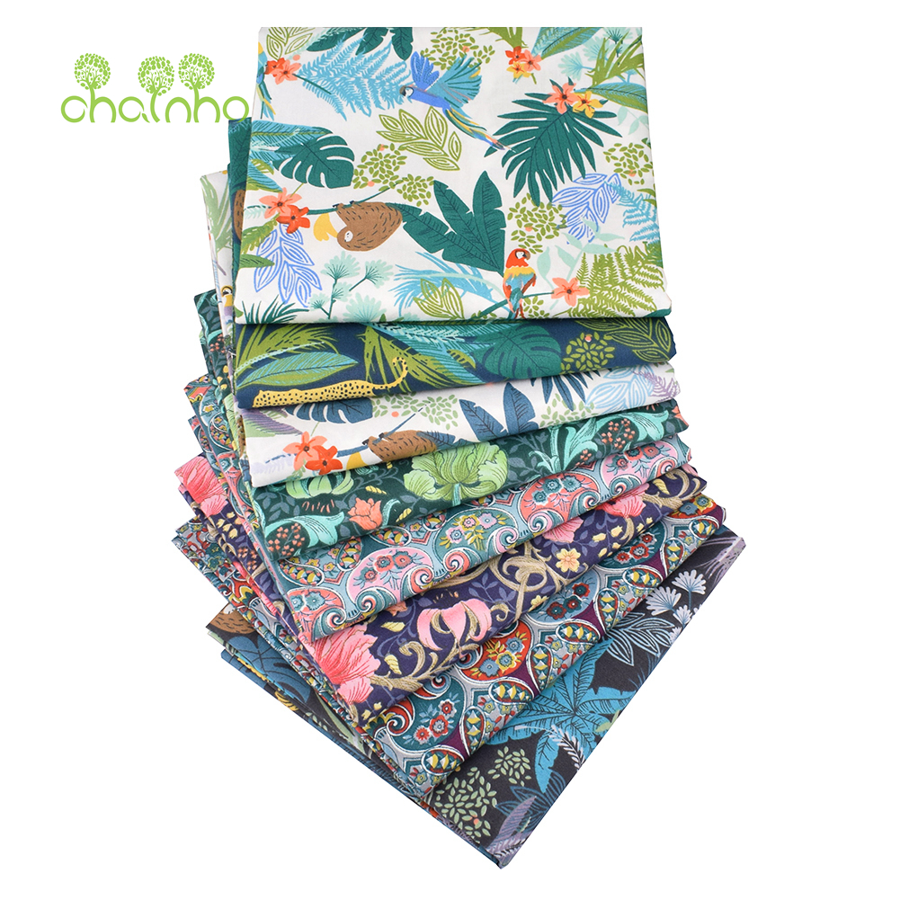 Chainho,Printed Twill Cotton F - Textile For Sewing 评论和价格