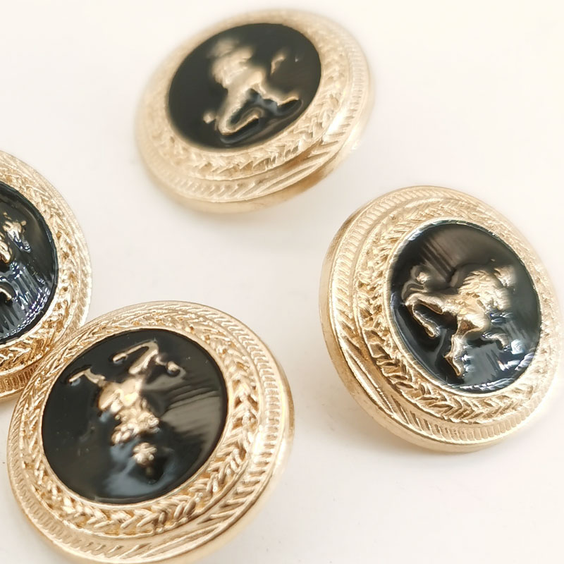 10pcs Gold Round Alloy Horse S - Button Hole Cutter 评论和价格