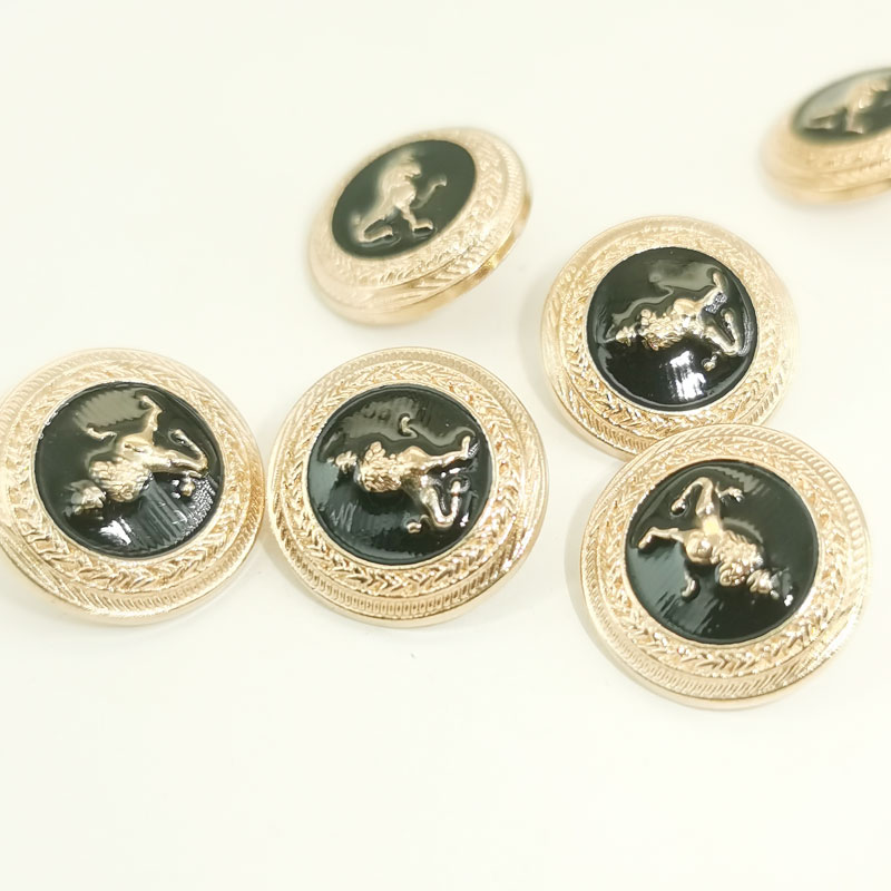 10pcs Gold Round Alloy Horse S - Button Hole Cutter 评论和价格
