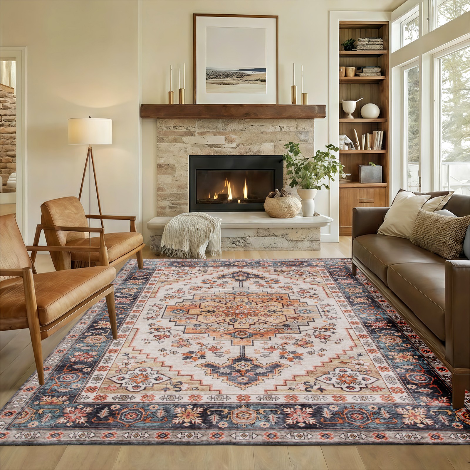 Area Rug 5x7, Machine Washable - Century Textile & Sewing Supply By Owner 评论和价格