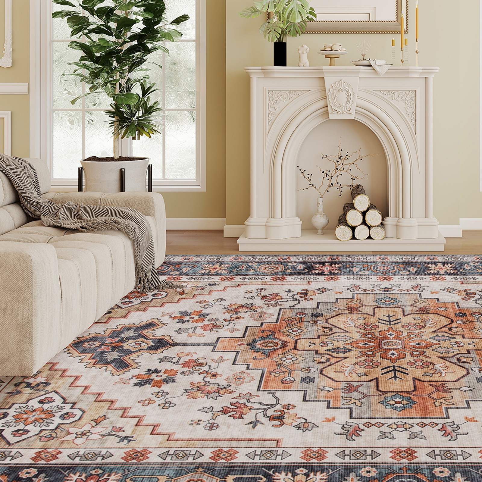 Area Rug 5x7, Machine Washable - Century Textile & Sewing Supply By Owner 评论和价格