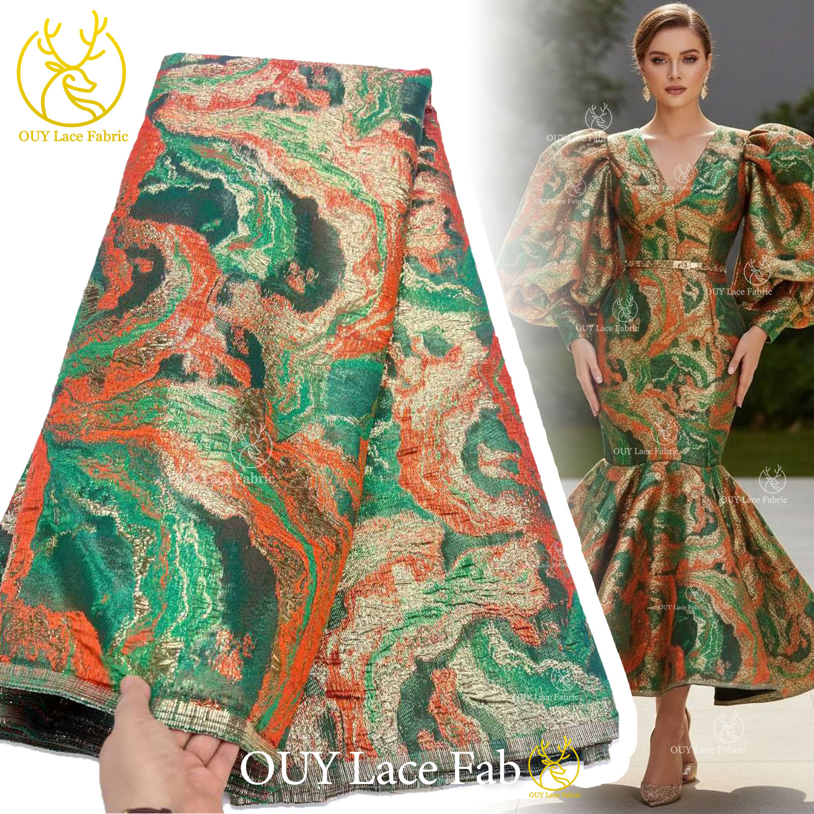 Fashion Brocade Jacquard Lace  - Sewing Gathering 评论和价格