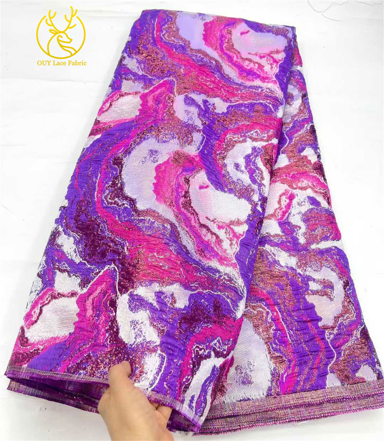 Fashion Brocade Jacquard Lace  - Sewing Gathering 评论和价格