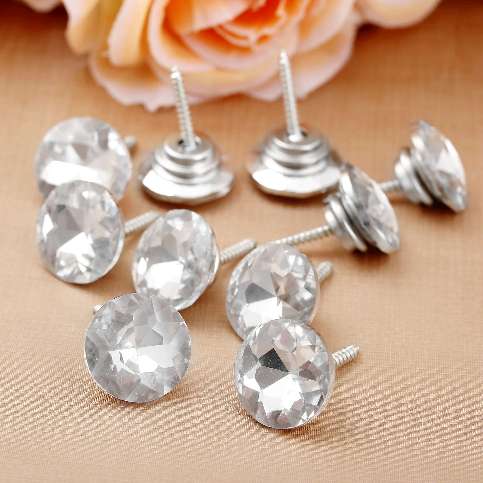 10pcs 20mm Studs Shiny Pattern - Button Hole Cutter 评论和价格