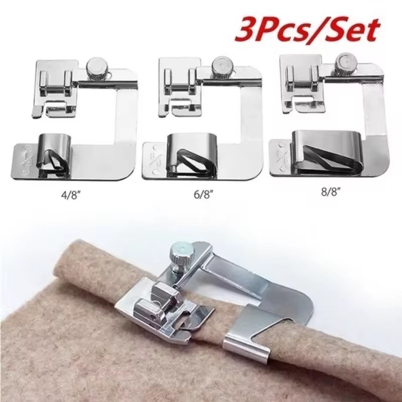 Sewing Hemming Set 1/3Pcs Wide - Seam Gauge Metal 评论和价格