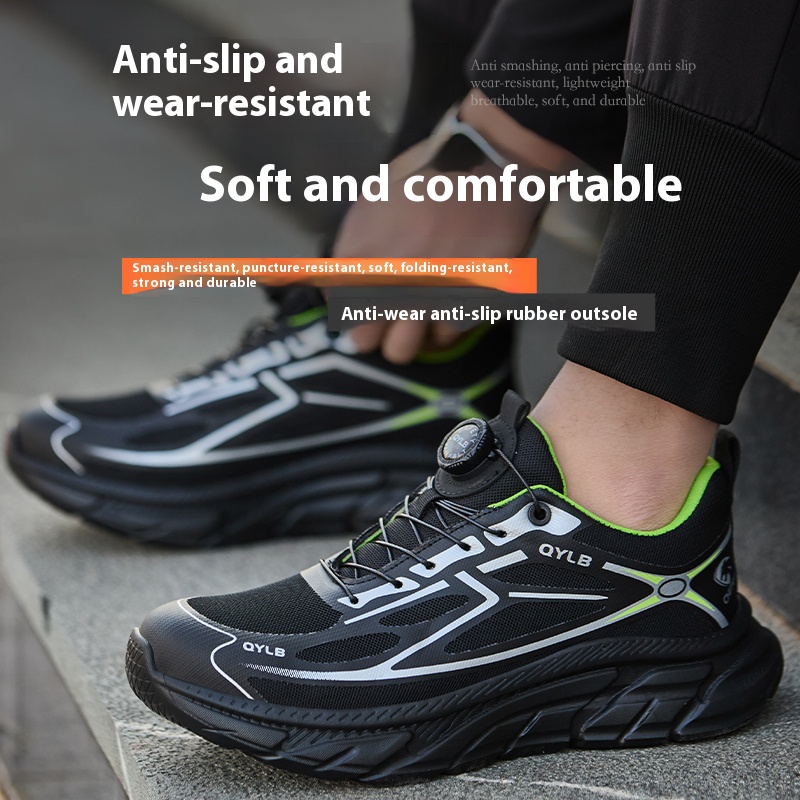 Mens Work Safety Boots Steel T - Sewing Nylon 评论和价格