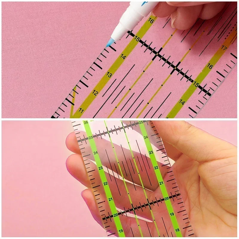 1/2pcs 15cm Quilting Patchwork - Seam Gauge Metal 评论和价格