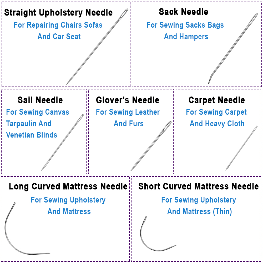 7 PCS/Pack Leather Sewing Need - Leather Needle Heavy 评论和价格