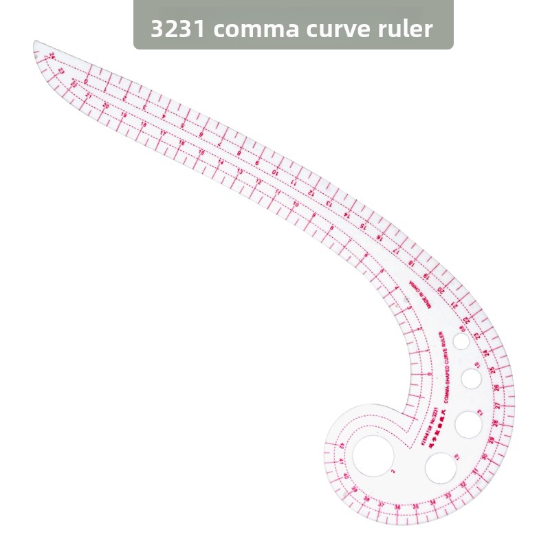Comma-aped Curved Ruler Sewing - Sewing Garments 评论和价格