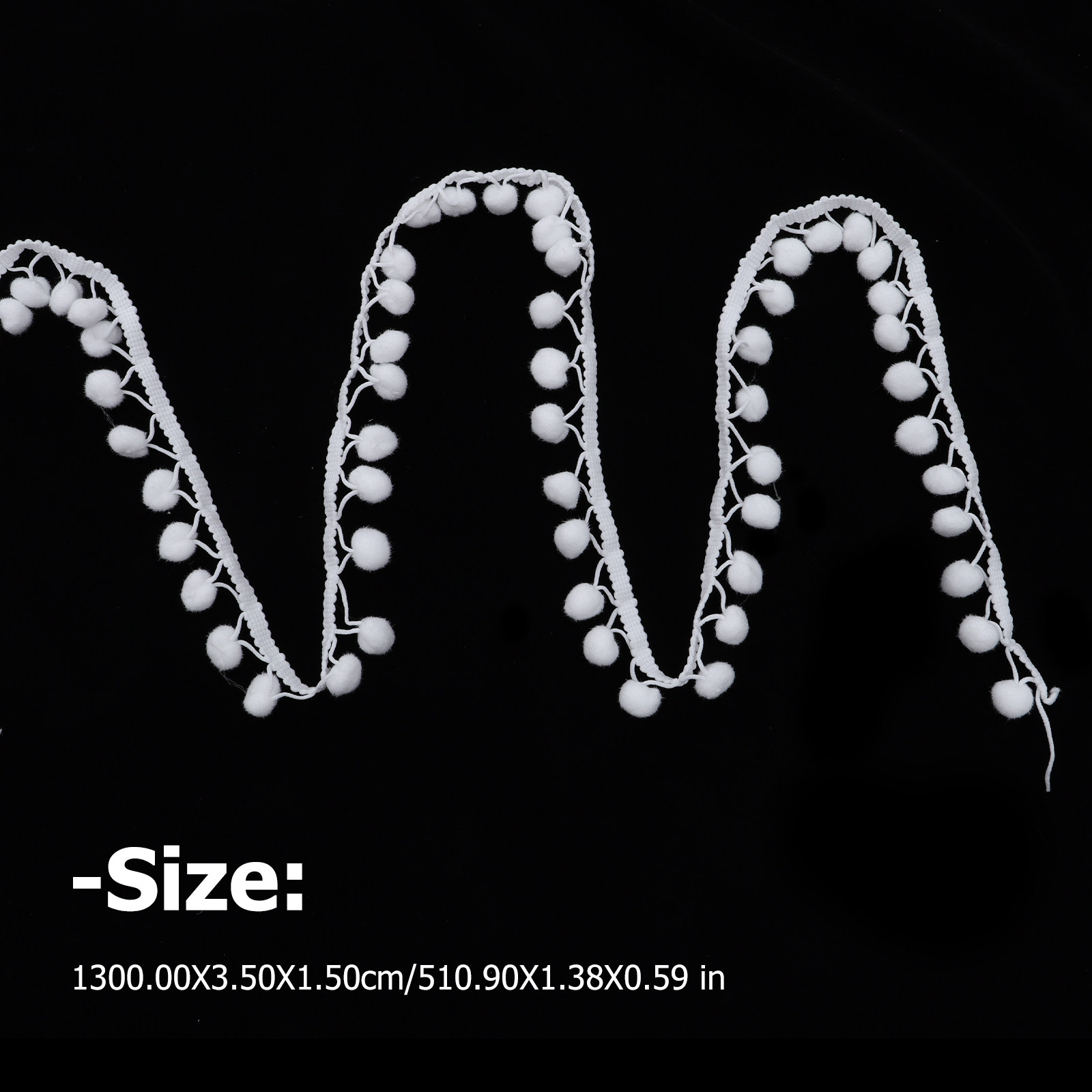 1 Roll Hair Ball Curtain Trim  - Sewing Roll 评论和价格